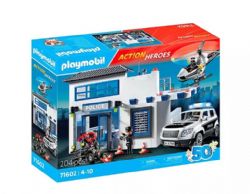 PLAYMOBIL ACTION HEROES - POSTE DE POLICE ET VÉHICULES #71602